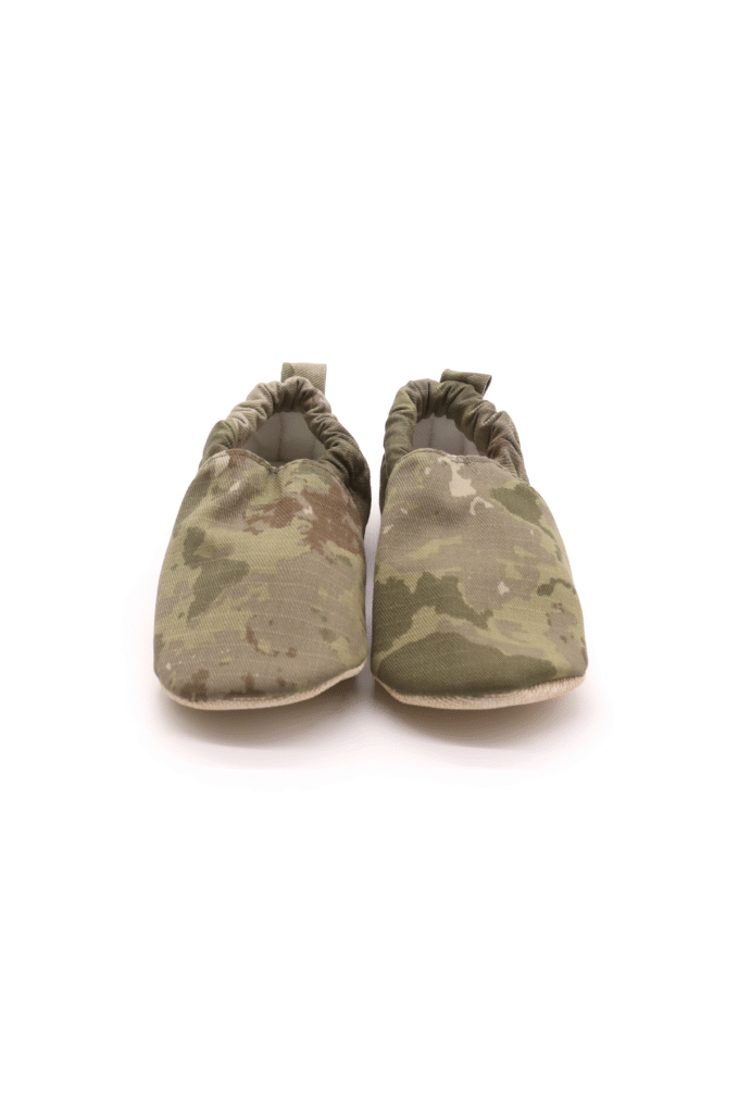 Morgedan_Military_Tundra_On yeşil militer tundra pamuklu kaydırmaz çocuk ev ayakkabısı