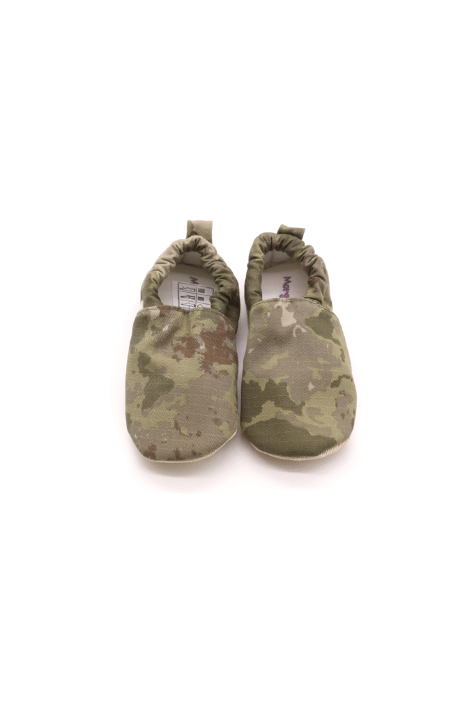 Morgedan_Military_Tundra_Ust yeşil militer tundra pamuklu kaydırmaz çocuk ev ayakkabısı