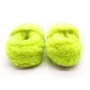 Teddy-Lime-Arka-trendyol neon yeşil lime peluş kaydırmaz çocuk ev ayakkabısı