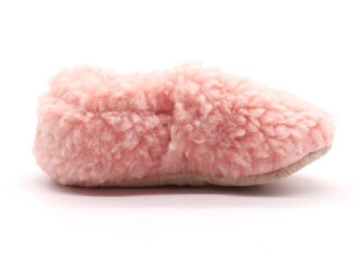 pembe marshmallow peluş kaydırmaz çocuk ev ayakkabısı