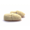 Teddy-milk-kapak krem peluş kaydırmaz çocuk ev ayakkabısı