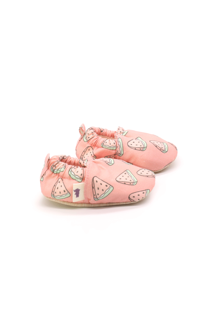 Morgedan_Watermelon_Pink_Kapak Morgedan Pembe Karpuz Çocuk Ev Ayakkabısı